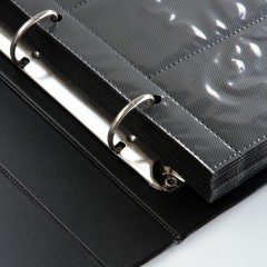 得力 5797活页名片册 deli名片本 名片夹 480袋 PVC材质