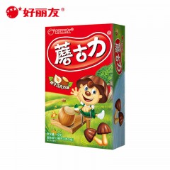 好丽友 蘑菇力/蘑古力 牛奶巧克力味/红豆48g