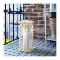 辛勒斯洛 阔形烛烛台，室内/户外蜡烛台