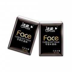 洁柔 手帕纸巾face古龙水香味4层6片便携式小包餐巾纸18包