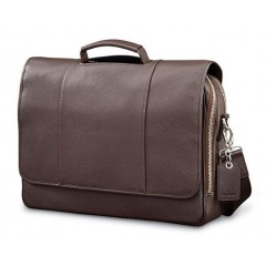 Samsonite/新秀丽 17寸真皮皮包单肩包公文包 B078RTF2CT