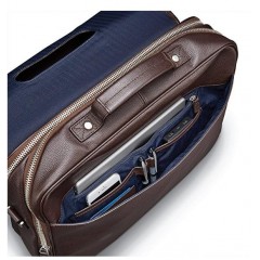 Samsonite/新秀丽 17寸真皮皮包单肩包公文包 B078RTF2CT