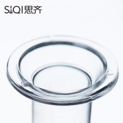 思齐 高硼硅玻璃量筒 清晰刻度 透明玻璃 化学实验室仪器 50ml