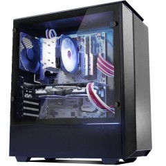 追风者 P300 RGB钢化玻璃侧透水冷电脑主机箱 台式机家用