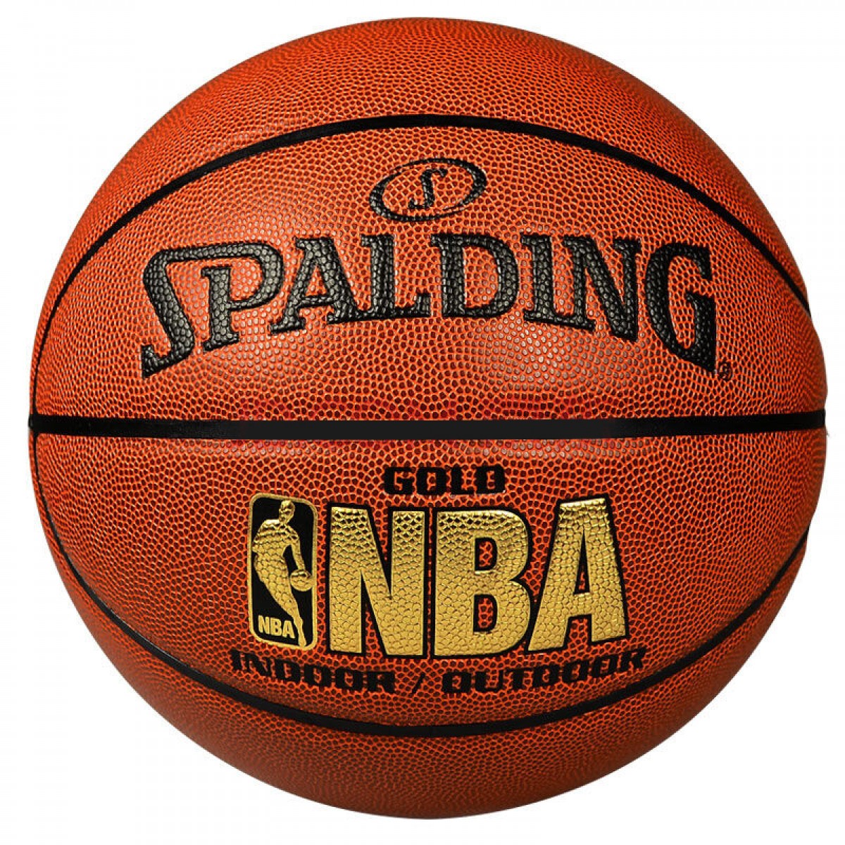 斯伯丁 篮球nba比赛专用室内室外7号真皮质感成人篮球