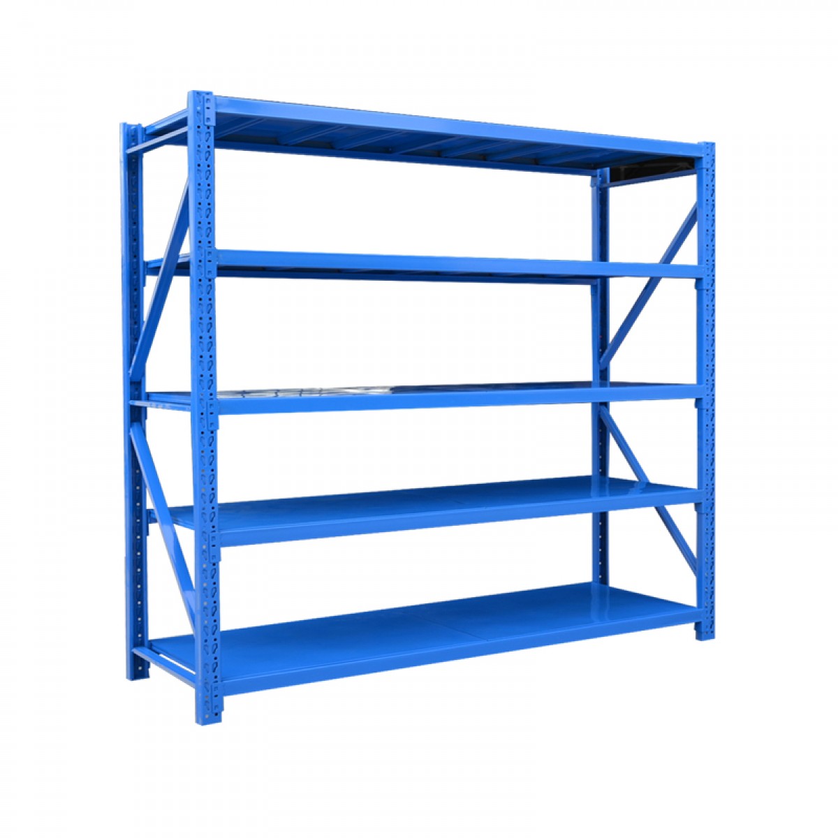 国产轻型货架5层家用仓储库房货物架子置物架多层五金属自由组合拆卸