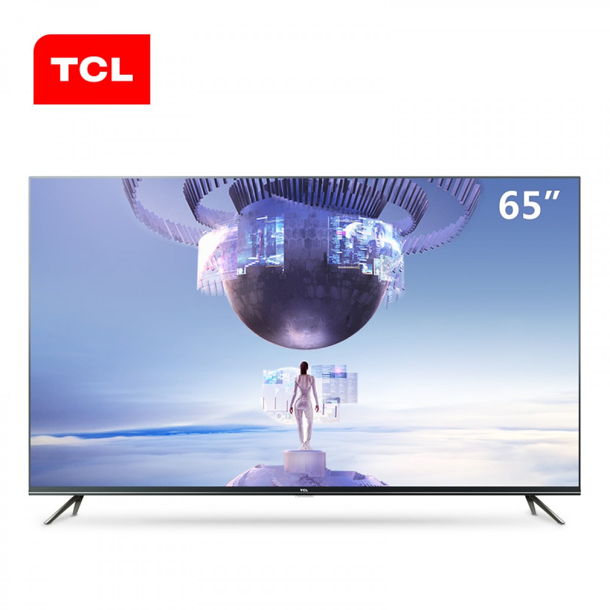 tcl 65英寸 全金属人工智能4k电视 65v2