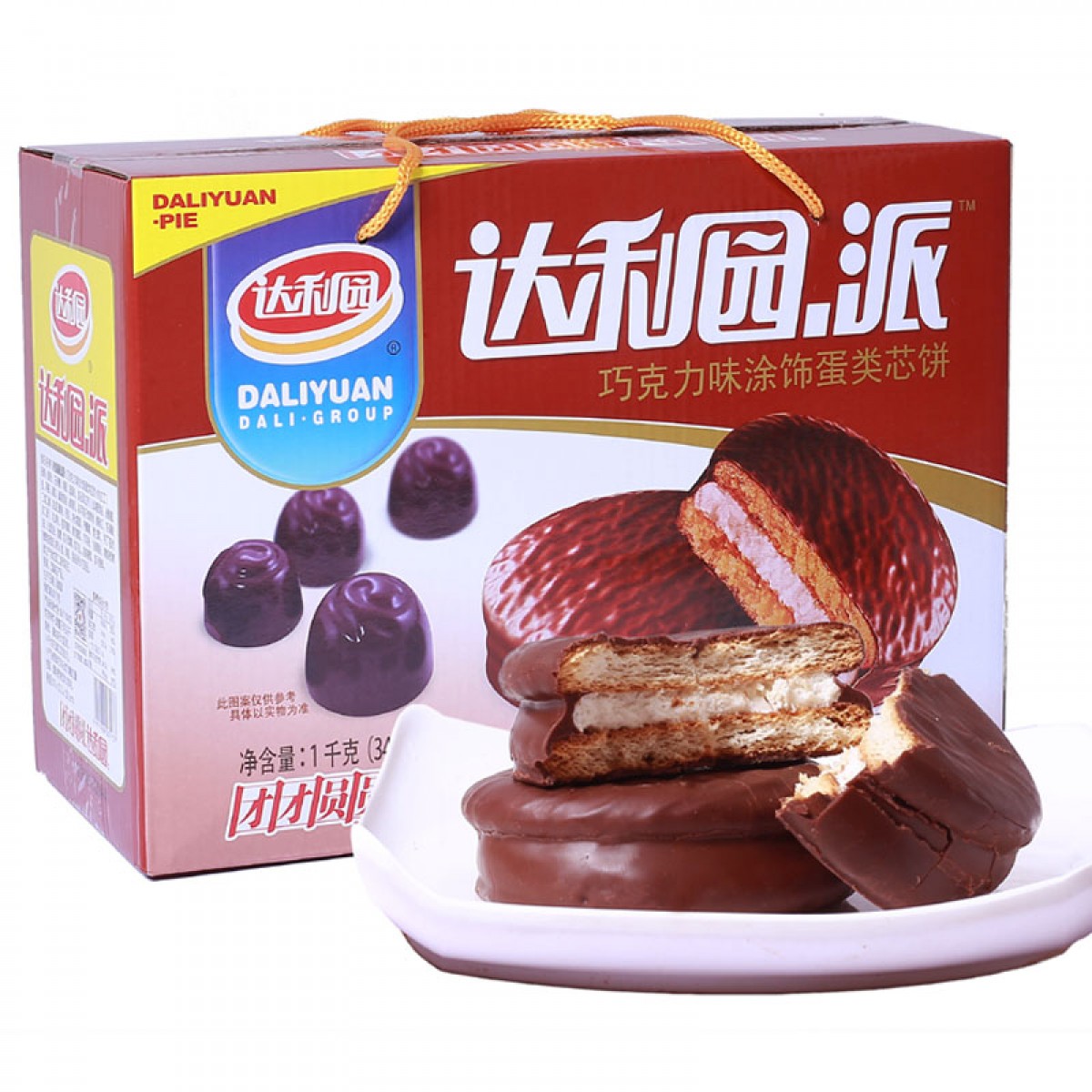 达利园  巧克力派 1000g