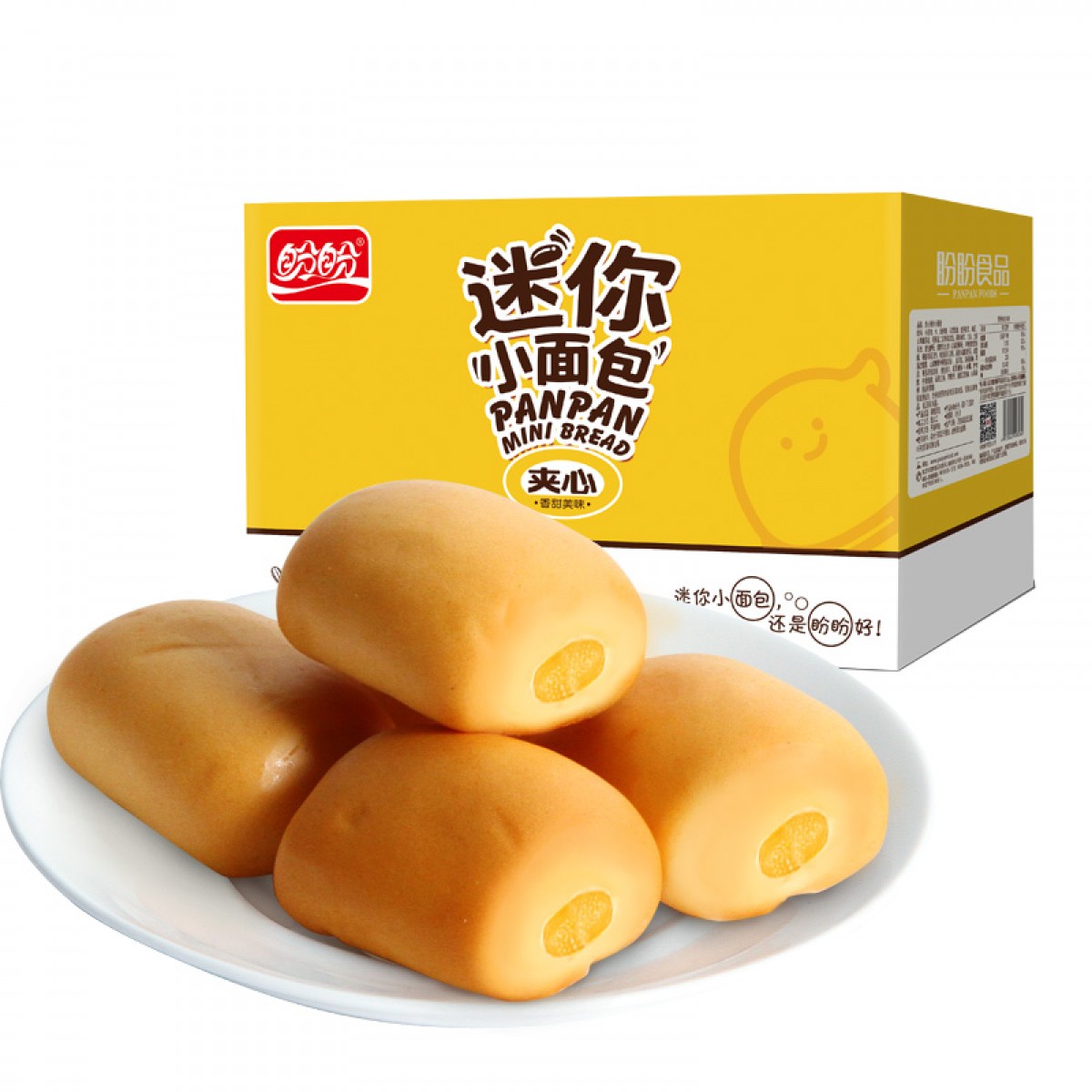 盼盼 法式迷你夹心面包700g零食点心早餐面包盼盼软面包