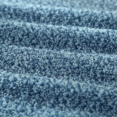 LOVO家纺 罗莱生活出品纯棉全棉毛巾洗脸巾经典缎条精梳方巾