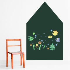 国产 黑板墙贴自粘墙贴家用装饰可擦写双层磁性加厚黑板贴