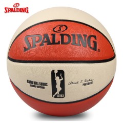 斯伯丁 篮球WNBA比赛用球6号女子篮球76-009Y真皮手感