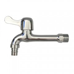 国产 洗衣机水龙头 水咀 电镀面 银色水龙头 菜盆阳台水龙头加长