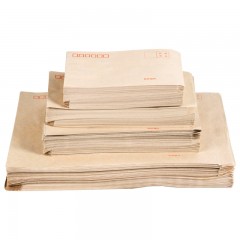 国产 100个牛皮纸信封信纸白黄色信封袋票工资袋3/5/6/7/9号大套装小号a4文艺小清新