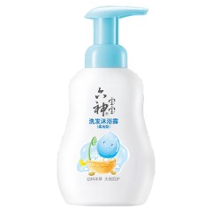 六神 宝宝舒痱洗发沐浴露二合一祛痱400ml柔泡型幼科本草天然