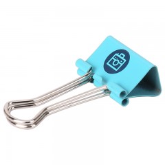 得力 可爱文具长尾夹燕尾夹清新学习办公用品金属票夹 夹子 混色装