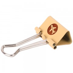 得力 可爱文具长尾夹燕尾夹清新学习办公用品金属票夹 夹子 混色装