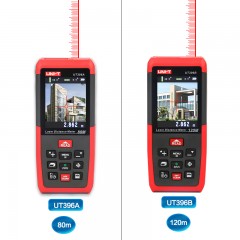 优利德 彩屏激光测距仪 80米摄像头 120米测距电子尺 UT396A/B