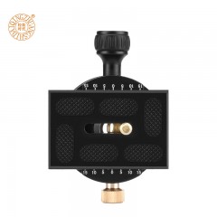 轻装时代 全景云台旋转底座 云台快装板夹座360旋转拍摄摄影云台