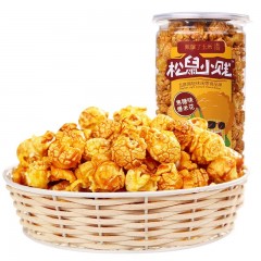 三只松鼠 爆米花150g 三只松鼠爆米花休闲零食焦糖/奶油椒麻味