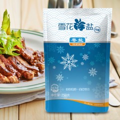 粤盐牌 加碘250g精选雪花海盐 精制食用盐 家用调料