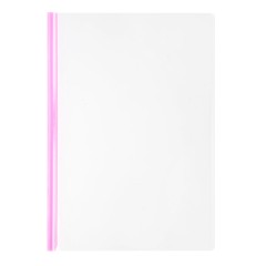 得力 10个装加厚抽杆夹 a4拉杆夹透明 学生办工用品公书皮夹子简历会议合同收纳讲义报告资料夹抽干文件夹