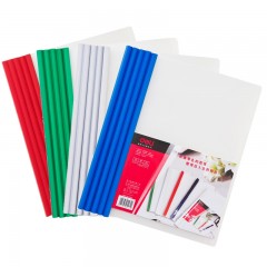 得力 文件夹抽杆夹报告夹拉杆夹资料夹 5538