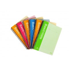 得力 7685 螺旋笔记本 A5日记本 写字本100页 记事本 活页线圈本