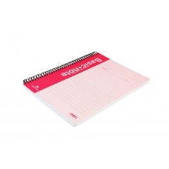 得力 7685 螺旋笔记本 A5日记本 写字本100页 记事本 活页线圈本