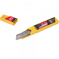 得力 标准替换大号美工刀片 SK5合金钢材加厚 0.5MM 10片/盒2017