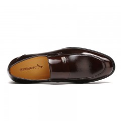 红蜻蜓 男鞋春季新款流行商务男士休闲鞋时尚漆皮男装鞋皮鞋子