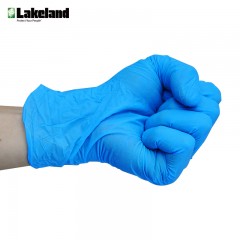 雷克兰 一次性无粉橡胶劳保手套麻面加厚耐油耐酸碱 100只/盒 8304PF