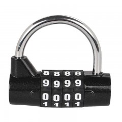 锐赛特 彩色4轮密码锁防盗挂锁健身房门锁工具箱  RST-197