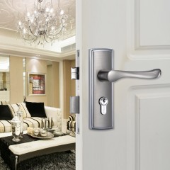 摩登五金 门锁三件套套装 室内门锁 合页 门吸 锁具