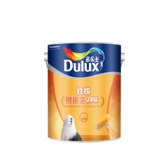 多乐士漆 致悦易擦洗净味6L单桶面漆乳胶漆油漆涂料白色