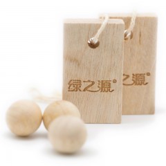 绿之源 香樟木球樟木块组合(各10个)书桌衣柜防霉防蛀虫替代樟脑丸