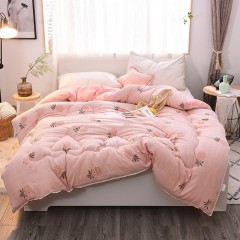 国产 被子冬被加厚保暖单双人棉被被芯水洗棉春秋