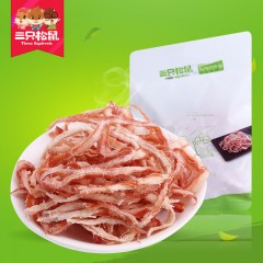 三只松鼠 鲜香烤鱿鱼丝88g海鲜零食原味手撕即食鱿鱼条鱿鱼片黄鱼