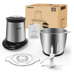 蒙得 3L双档不锈钢桶绞肉机 PY-7912