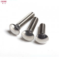 春和 M6 M8 304不锈钢马车螺丝 半圆头方颈螺栓 货架螺丝*16-20-25-30
