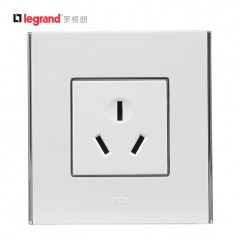 罗格朗 16a空调插座开关面板大功率家用 16安热水器插座三孔