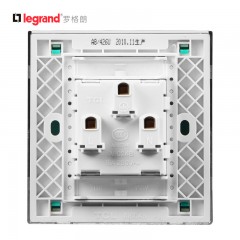 罗格朗 16a空调插座开关面板大功率家用 16安热水器插座三孔