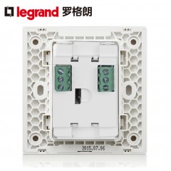 罗格朗 SOS床头紧急按钮呼叫开关86型手动消防报警面板家用金色