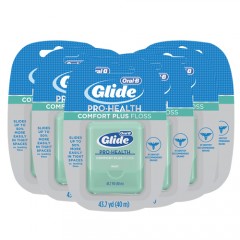 欧乐B 舒适深洁牙线40米6盒 顺滑glide牙齿扁平牙缝线