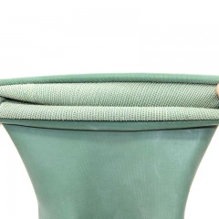 和讯自有产品 绿色耐酸碱化工溶剂劳保手套丁基尼龙衬里工业手套加厚加内衬透气