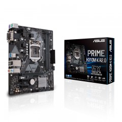 华硕  电脑台式机H310M游戏办公主板用1151针CPU 兼容8100 PRIME H310M-K R2.0
