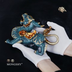 国产  全铜招财镇宅貔貅摆件一对开业礼品办公室摆设商务艺术品雕塑创意