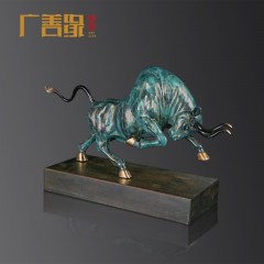国产 全纯铜牛摆件华尔街招财家居装饰品公司开业过春节新年终奖送礼物