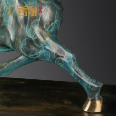 国产 全纯铜牛摆件华尔街招财家居装饰品公司开业过春节新年终奖送礼物