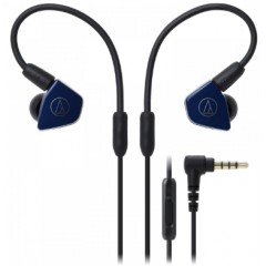 铁三角/Audio Technica 双动圈手机带线控入耳式耳机 ATH-LS50iS